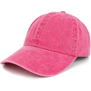 imageTrendy Apparel Shop Low Profile Unstructured Pigment Dyed Cotton Twill Baseball CapFuchsia