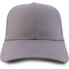 imageTrendy Apparel Shop High Crown Adjustable Plain Solid Baseball CapGrey