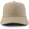 imageTrendy Apparel Shop High Crown Adjustable Plain Solid Baseball CapKhaki