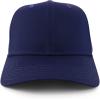 imageTrendy Apparel Shop High Crown Adjustable Plain Solid Baseball CapNavy