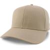 imageTrendy Apparel Shop High Crown Adjustable Plain Solid Baseball CapKhaki
