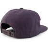 imageTrendy Apparel Shop Plain Unstructured 5 Panel Flat Bill Snapback Baseball CapDark Grey