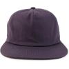 imageTrendy Apparel Shop Plain Unstructured 5 Panel Flat Bill Snapback Baseball CapDark Grey