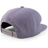 imageTrendy Apparel Shop Plain Unstructured 5 Panel Flat Bill Snapback Baseball CapGrey