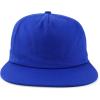 imageTrendy Apparel Shop Plain Unstructured 5 Panel Flat Bill Snapback Baseball CapRoyal