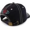 imageTrendy Apparel Shop Dia De Los Muerto Skull Embroidered Baseball CapNew Black