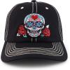 imageTrendy Apparel Shop Dia De Los Muerto Skull Embroidered Baseball CapNew Black