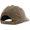 imageTrendy Apparel Shop Maui Hawaii with Palm Tree Embroidered Unstructured Baseball CapDark Beige