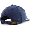 imageTrendy Apparel Shop Maui Hawaii with Palm Tree Embroidered Unstructured Baseball CapNavy