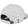 imageTrendy Apparel Shop Maui Hawaii with Palm Tree Embroidered Unstructured Baseball CapWhite