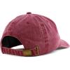 imageTrendy Apparel Shop Maui Hawaii with Palm Tree Embroidered Unstructured Baseball CapWine