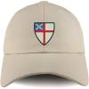 imageTrendy Apparel Shop Episcopal Shield Solid Adjustable Unstructured Dad HatBeige