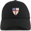 imageTrendy Apparel Shop Episcopal Shield Solid Adjustable Unstructured Dad HatBlack