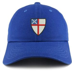imageTrendy Apparel Shop Episcopal Shield Solid Adjustable Unstructured Dad HatRoyal