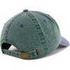 imageTrendy Apparel Shop EST 1985 Embroidered  40th Birthday Gift Pigment Dyed Washed CapOlive Navy