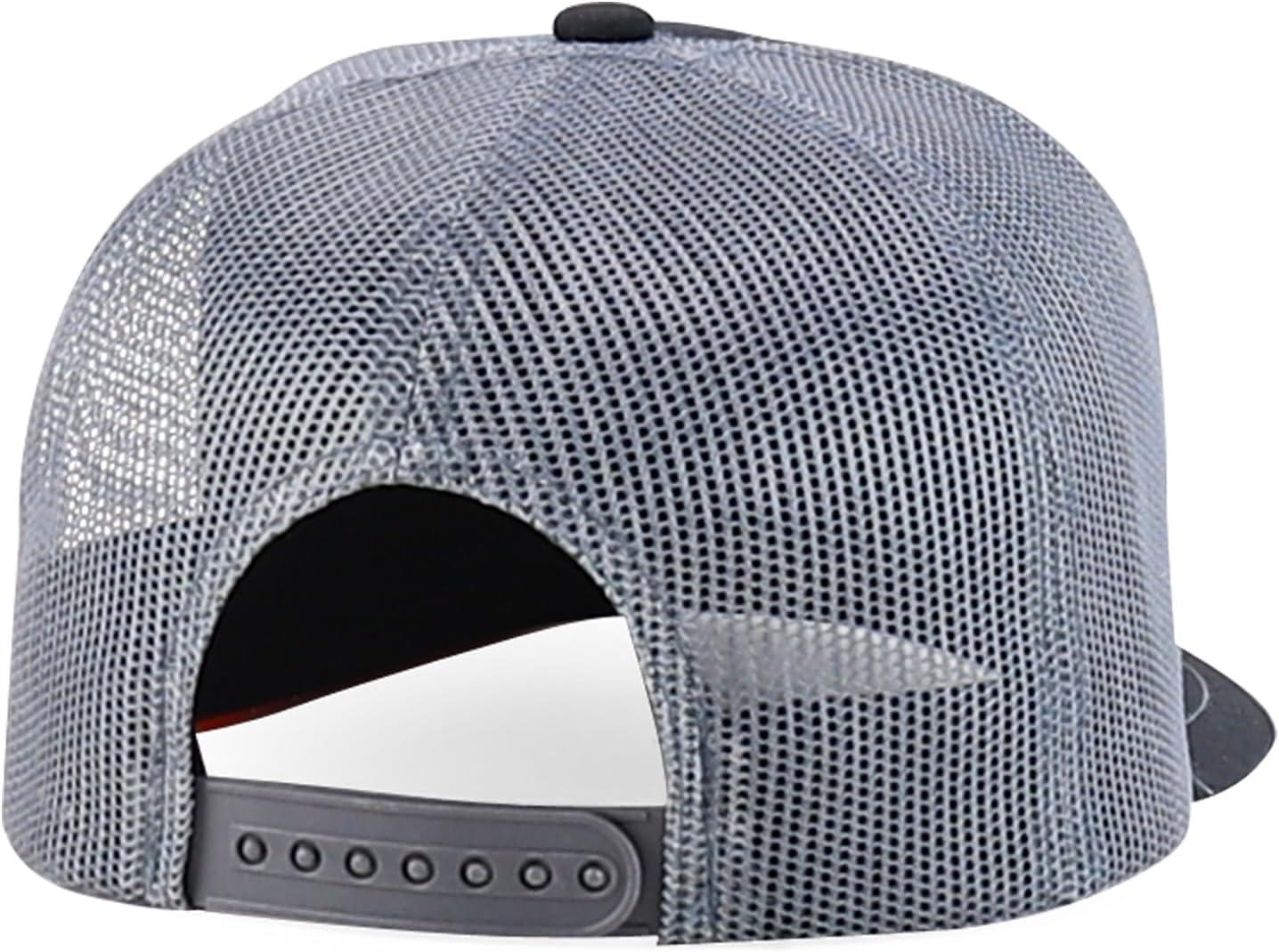 imageTrendy Apparel Shop 5 Panel Structured Trucker Cap with Mexico Flag Design UndervisorBlack Charcoal