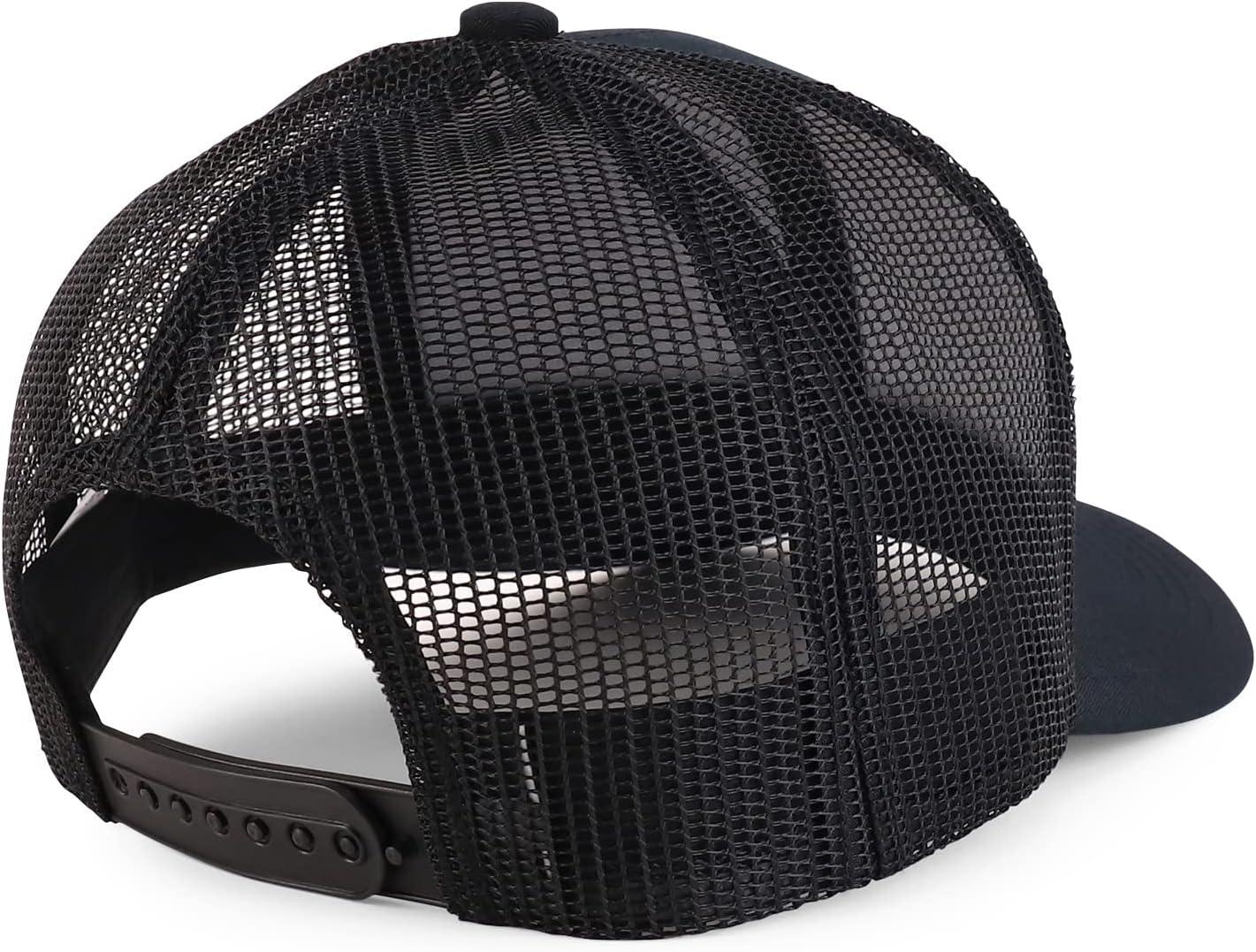 imageTrendy Apparel Shop Premium Structured 6 Panel Mesh Back Trucker CapBlack