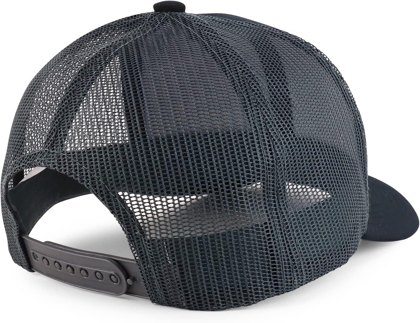 imageTrendy Apparel Shop Premium Structured 6 Panel Mesh Back Trucker CapDark Grey