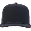 imageTrendy Apparel Shop 5 Panel Structured Trucker Cap with Mexico Flag Design UndervisorBlack Charcoal