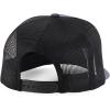 imageTrendy Apparel Shop 5 Panel Structured Trucker Cap with Mexico Flag Design UndervisorCharcoal Black
