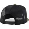 imageTrendy Apparel Shop 5 Panel Structured Trucker Cap with Mexico Flag Design UndervisorOlive Black