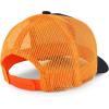 imageTrendy Apparel Shop Premium Structured 6 Panel Mesh Back Trucker CapBlack Orange
