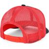 imageTrendy Apparel Shop Premium Structured 6 Panel Mesh Back Trucker CapBlack Red