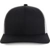 imageTrendy Apparel Shop Premium Structured 6 Panel Mesh Back Trucker CapBlack White