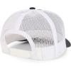 imageTrendy Apparel Shop Premium Structured 6 Panel Mesh Back Trucker CapCharcoal White