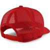 imageTrendy Apparel Shop Premium Structured 6 Panel Mesh Back Trucker CapRed