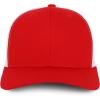 imageTrendy Apparel Shop Premium Structured 6 Panel Mesh Back Trucker CapRed White