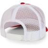 imageTrendy Apparel Shop Premium Structured 6 Panel Mesh Back Trucker CapRed White