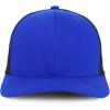 imageTrendy Apparel Shop Premium Structured 6 Panel Mesh Back Trucker CapRoyal Black