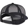 imageTrendy Apparel Shop Premium Structured 6 Panel Mesh Back Trucker CapWhite Black