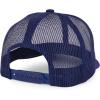 imageTrendy Apparel Shop Premium Structured 6 Panel Mesh Back Trucker CapWhite Navy