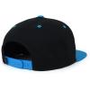 imageTrendy Apparel Shop Rasta Marijuana Leaf Weed 3D Embroidered Flat Bill Snapback CapBlack Blue