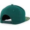 imageTrendy Apparel Shop Rasta Marijuana Leaf Weed 3D Embroidered Flat Bill Snapback CapDark Green Dark Green 9