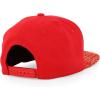 imageTrendy Apparel Shop Rasta Marijuana Leaf Weed 3D Embroidered Flat Bill Snapback CapRed Red 9