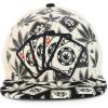 imageTrendy Apparel Shop Rasta Marijuana Leaf Weed 3D Embroidered Flat Bill Snapback CapStone Black 10