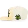 imageTrendy Apparel Shop Rasta Marijuana Leaf Weed 3D Embroidered Flat Bill Snapback CapStone Stone 9