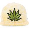 imageTrendy Apparel Shop Rasta Marijuana Leaf Weed 3D Embroidered Flat Bill Snapback CapStone Stone 9