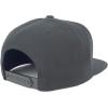 imageTrendy Apparel Shop Oversize XXL Structured Blank Flatbill Snapback CapCharcoal