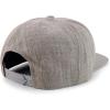 imageTrendy Apparel Shop Oversize XXL Structured Blank Flatbill Snapback CapHeather Grey