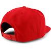 imageTrendy Apparel Shop Oversize XXL Structured Blank Flatbill Snapback CapRed