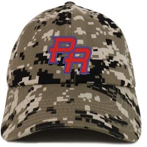 imageTrendy Apparel Shop Puerto Rico PR Embroidered Soft Crown 100 Brushed Cotton CapBeige Digital Camo
