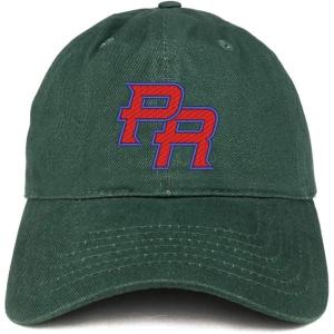 imageTrendy Apparel Shop Puerto Rico PR Embroidered Soft Crown 100 Brushed Cotton CapHunter