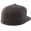 imageTrendy Apparel Shop 6 Panel Structured Blank Flatbill Fitted Closure Flexfit CapCharcoal