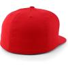imageTrendy Apparel Shop 6 Panel Structured Blank Flatbill Fitted Closure Flexfit CapRed