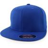 imageTrendy Apparel Shop 6 Panel Structured Blank Flatbill Fitted Closure Flexfit CapRoyal