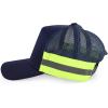 imageTrendy Apparel Shop XXL Oversized Reflective High Visibility Safety Trucker CapNavy
